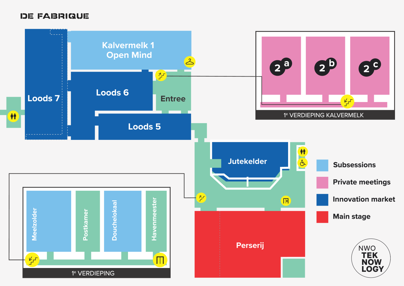 Floor map Teknowlogy - De Fabrique