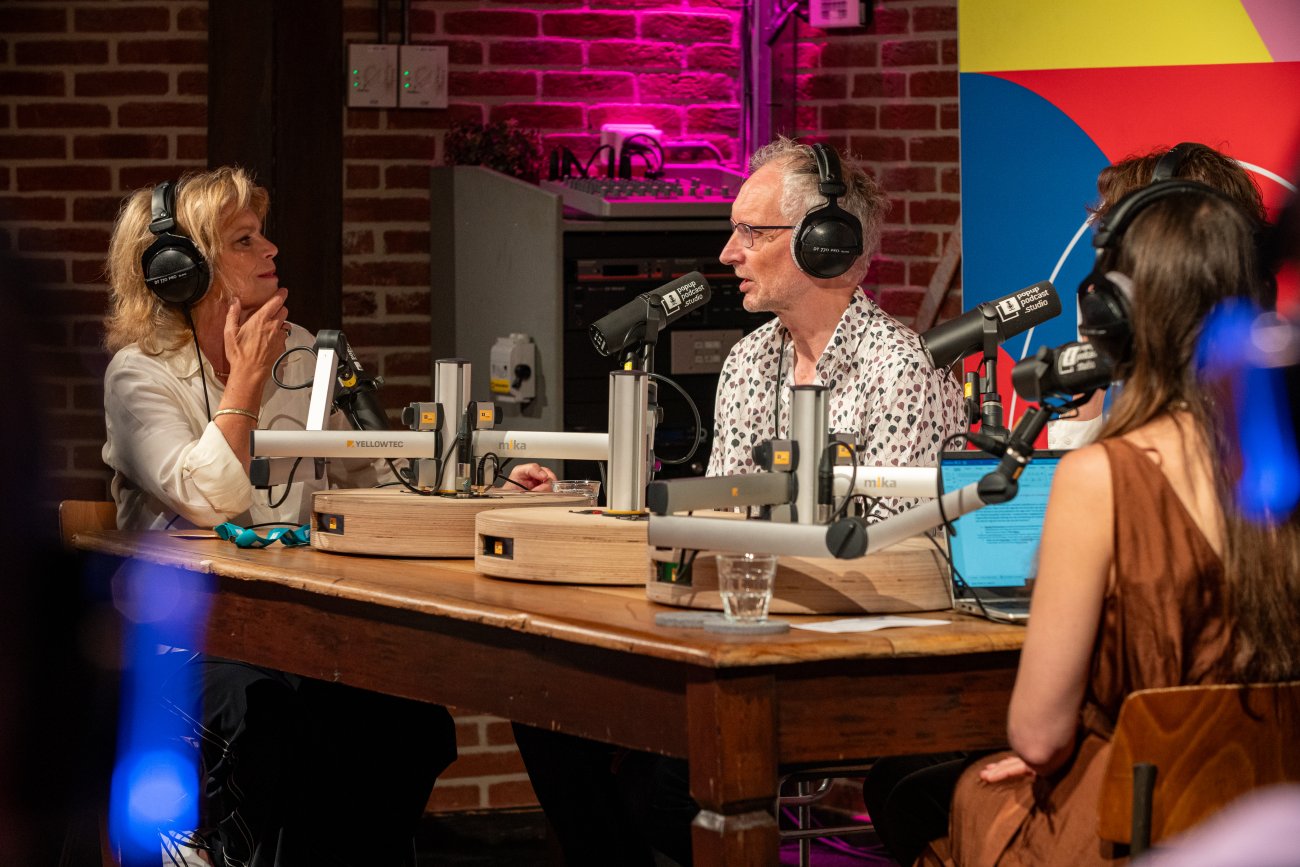 Foto gemaakt tijdens de opname van deze podcast. (Foto: popuppodcast.studio)